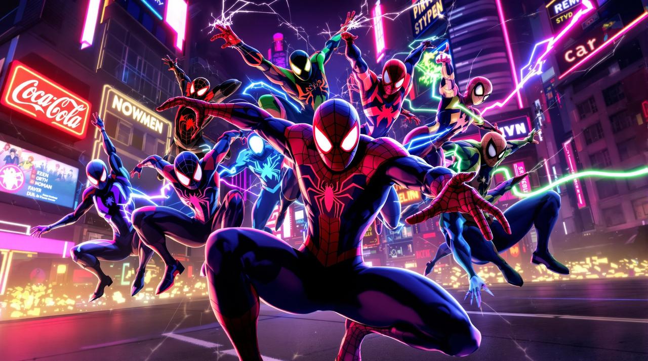 蜘蛛侠：纵横宇宙 - 动画影片封面，午夜成人视频热门推荐